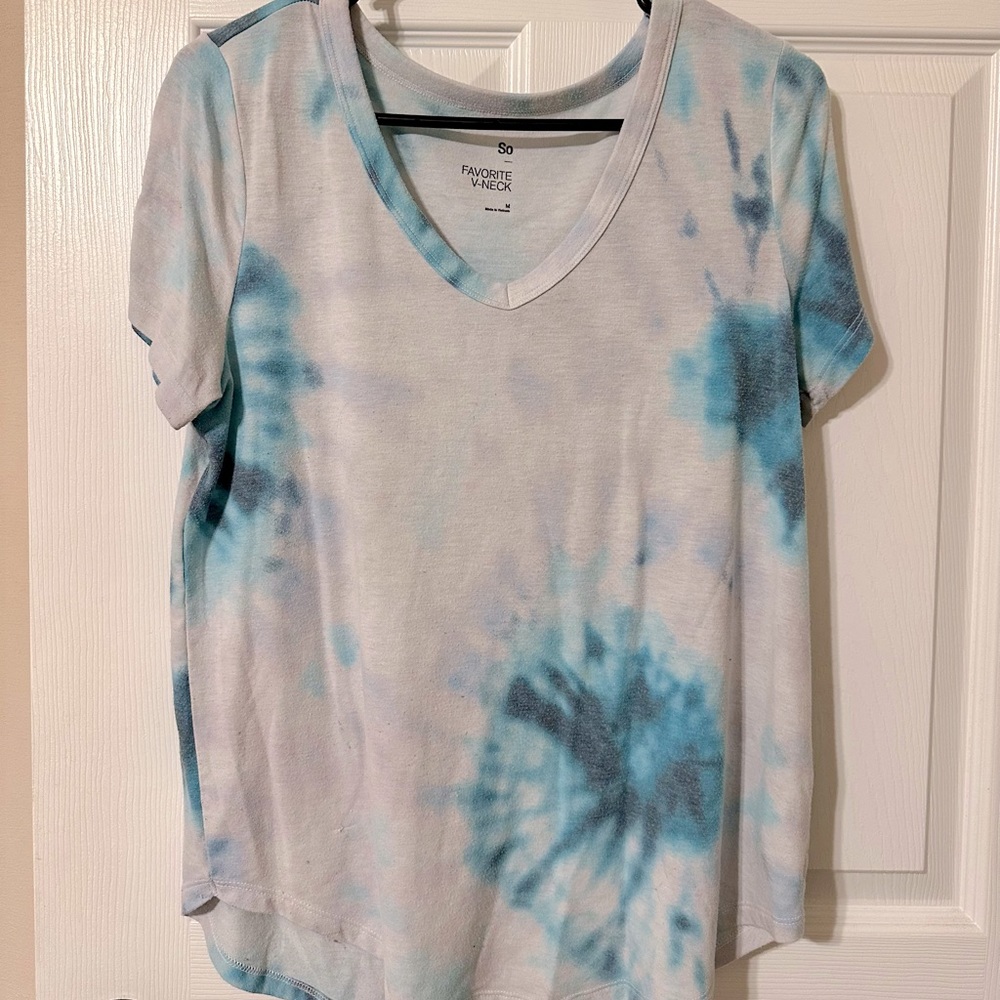Tie Dye V-Neck T-Shirt